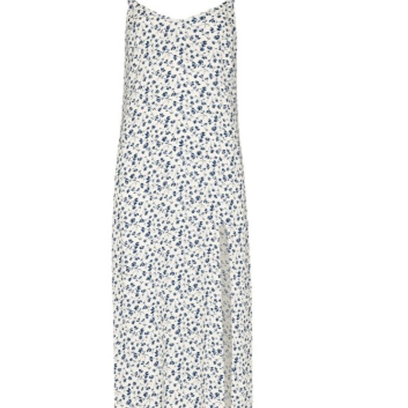 Reformation Cremini Dress blue/white 12 XL NWT - Picture 12 of 13